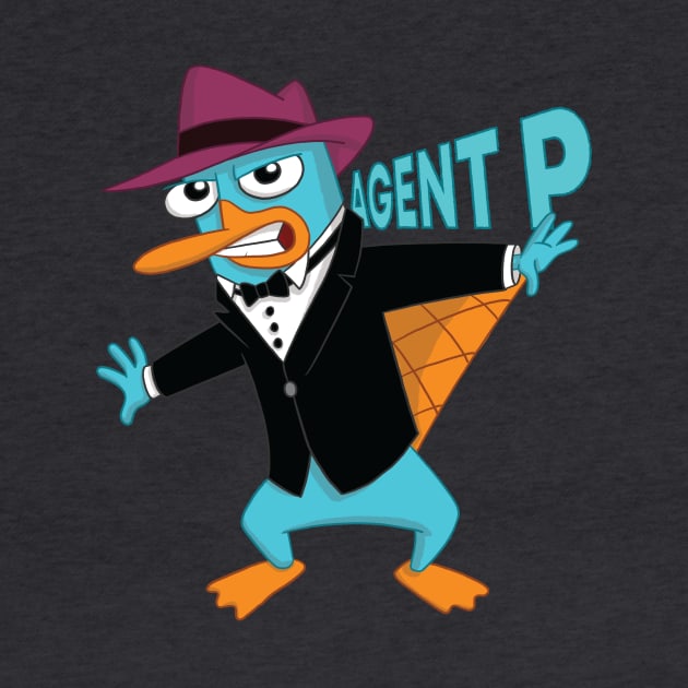 Agent P in a Tux by polliadesign